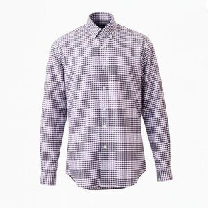 Ralph Lauren Oxford Shirt Mens Size XL Flesh Pony Classic Fit Tattersall Pattern